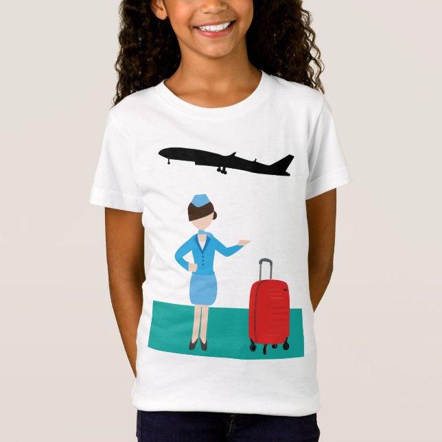 Stewardess T-Shirt (Front)