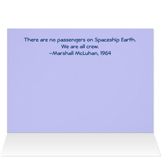 Stewards of Planet Earth: (Inside Horizontal (Top))