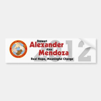 Stewart Alexander 2012 Bumper Sticker #4