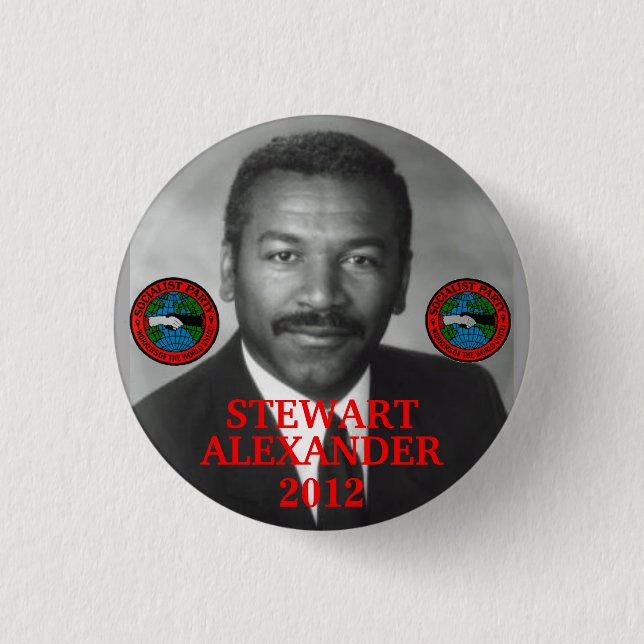 Stewart Alexander 2012 Pinback Button (Front)