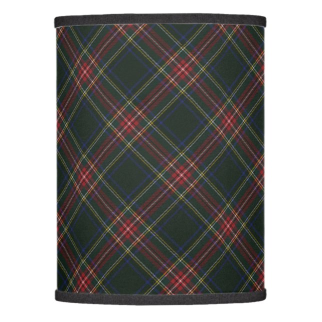 Stewart Black Modern Scottish Tartan Lamp Shade (Front)
