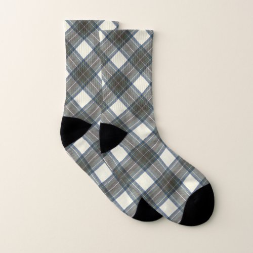 Stewart Blue Dress Original Scottish Tartan Socks