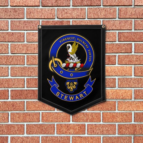 Stewart Clan Badge Banner   Pennant