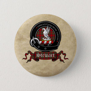 Stewart Clan Badge Buttons
