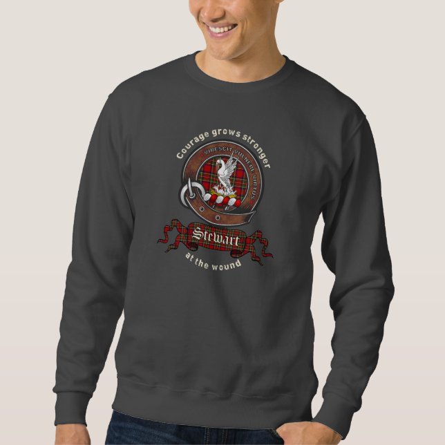 Stewart Clan Badge Sweatshirt (Front)