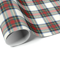 Stewart Clan Formal Dress Tartan Wrapping Paper