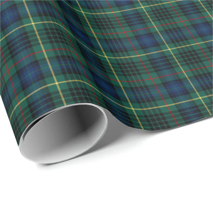 Stewart Clan Hunting Tartan Wrapping Paper Zazzle