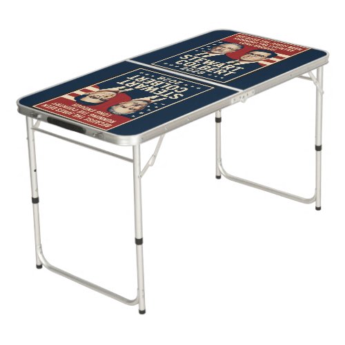 Stewart/Colbert 2028 Beer Pong Table