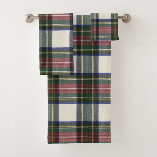 Stewart Dress Modern Original Tartan Bath Towel Set