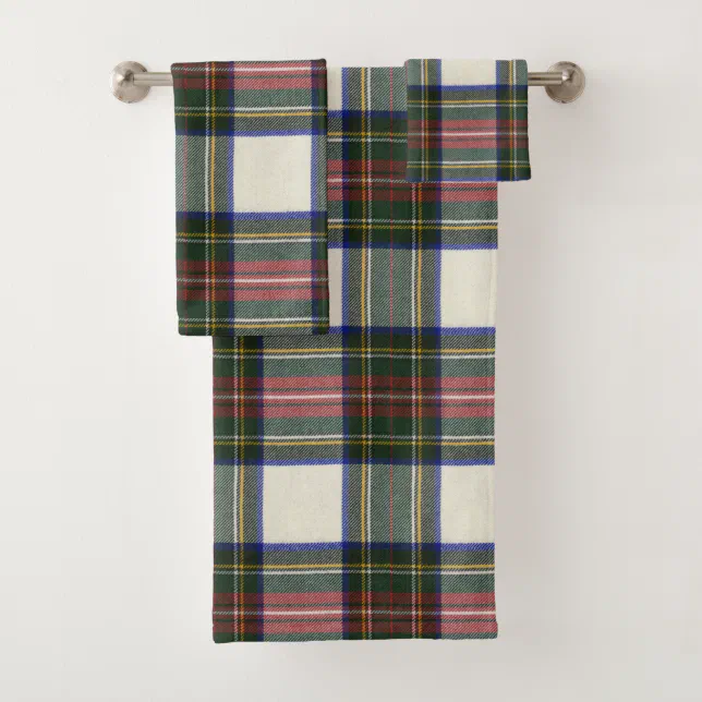 Stewart Dress Modern Tartan Crest Wave Style Bedding Set