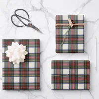 Minimalist White Christmas Wrapping Paper Sheets