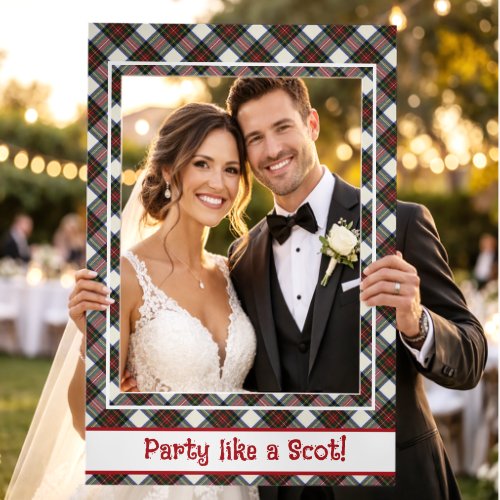 Stewart Dress Original Scottish Tartan Selfie Frame