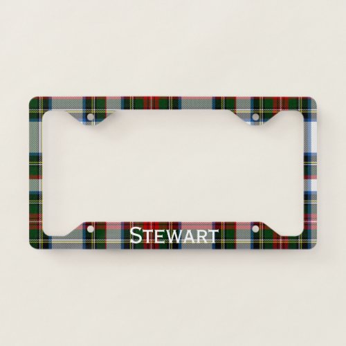 Stewart Dress Plaid License Plate Frame