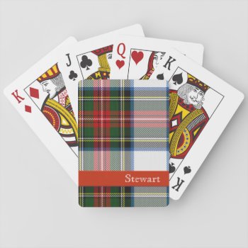 Stewart Dress Tartan Plaid Playing Cards by Everythingplaid at Zazzle