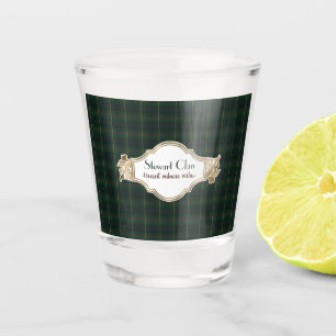 Stewart Hunting Modern Original Scottish Tartan Shot Glass