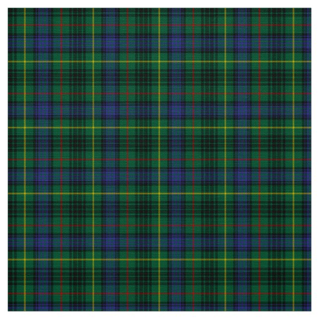 Stewart Hunting Modern Tartan Fabric (Swatch)