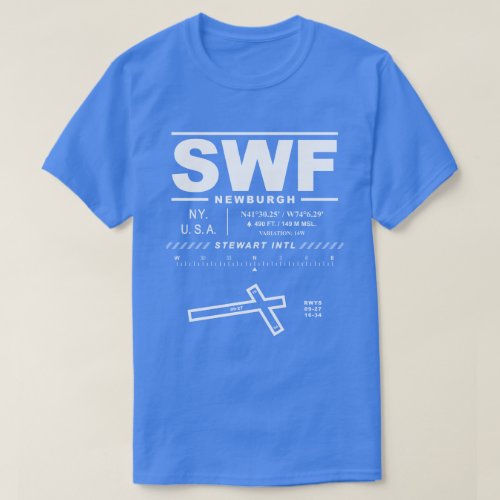 Stewart International Airport SWF Tee Shirt