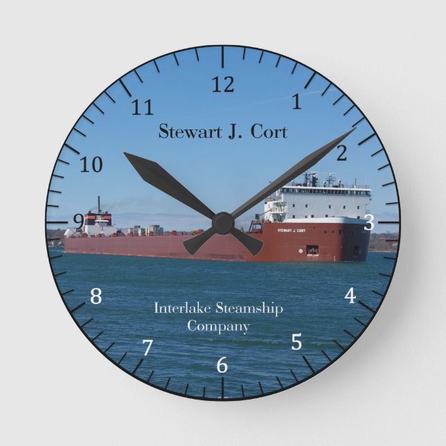 Stewart J. Cort clock (Front)