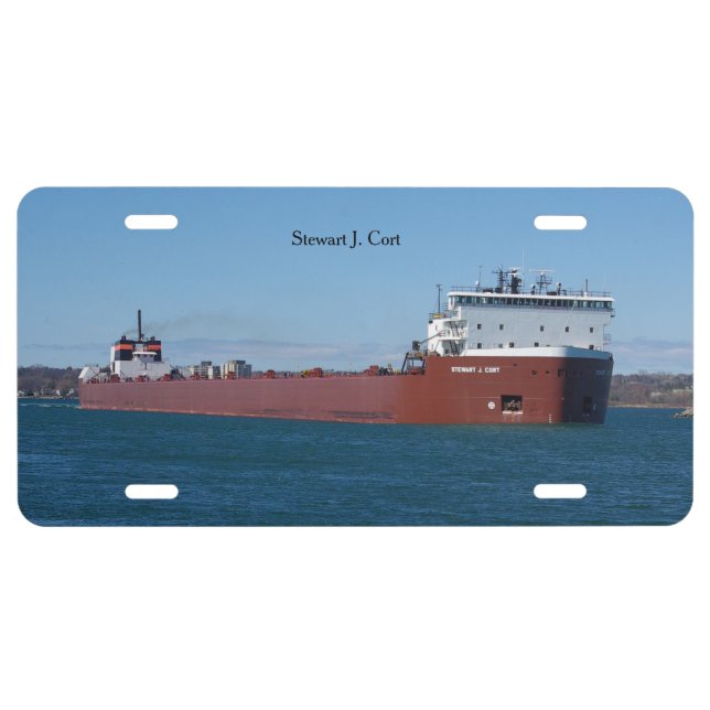 Stewart J. Cort license plate (Front)