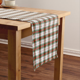 Stewart King George Tartan Plaid Table Runner