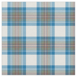 Stewart Muted Blue Tartan Fabric