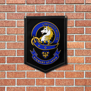 Stewart of Appin Clan Badge Banner Pennant