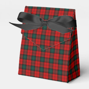 Stewart of Atholl Clan Tartan Red Plaid Favor Boxes