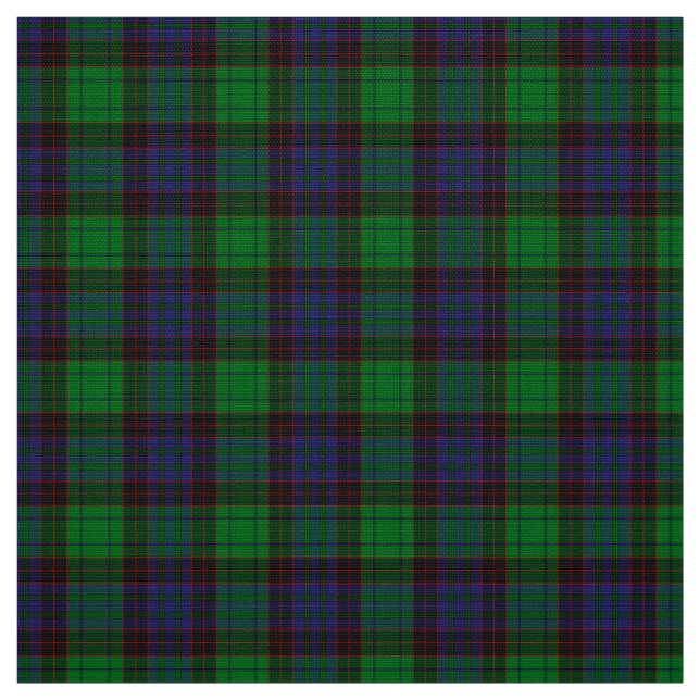 Stewart Old Modern Tartan Fabric (Swatch)