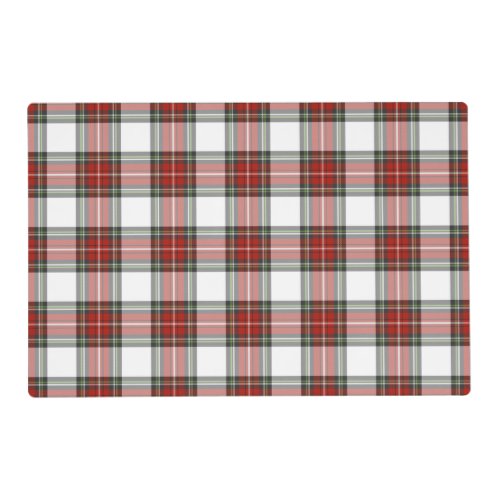 Stewart Plaid Double Sided Print Placemat