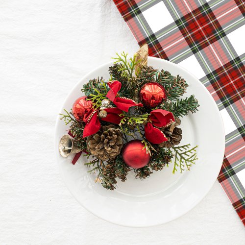 Stewart Plaid  Short Table Runner