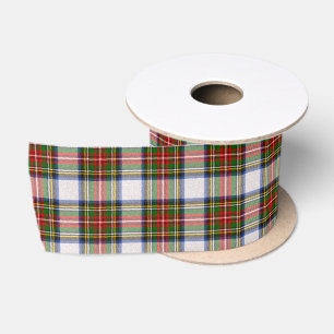Stewart Royal Dress Plaid Pattern Satin Ribbon