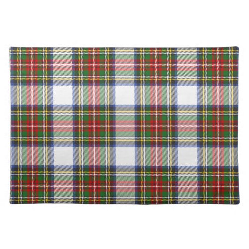 Stewart Royal Dress Plaid Scottish Pattern 2 Cloth Placemat