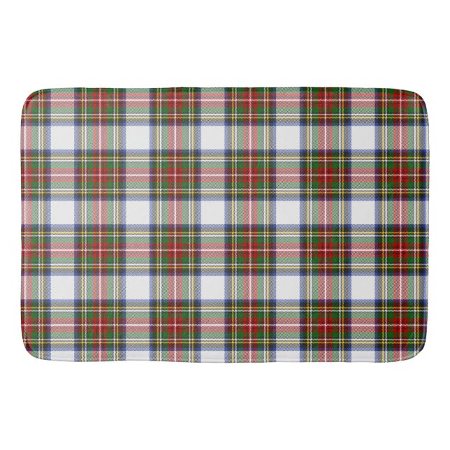 Stewart Royal Dress Plaid Scottish Pattern Bath Mat (Front)