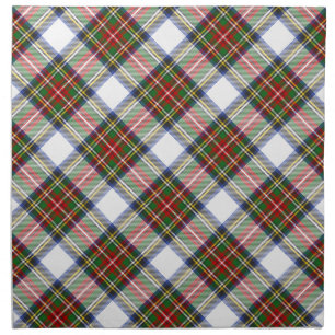 Stewart Royal Dress Plaid Scottish Pattern Cloth Napkin