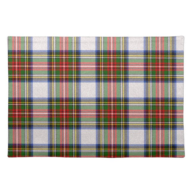 Stewart Royal Dress Plaid Scottish Pattern Cloth Placemat (Front)