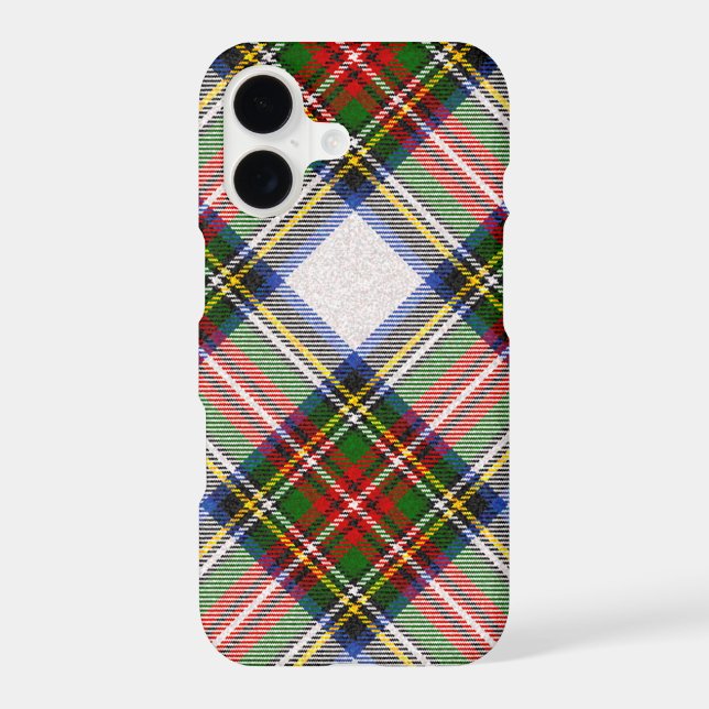 Stewart Royal Dress Plaid Scottish Pattern iPhone Case (Back)