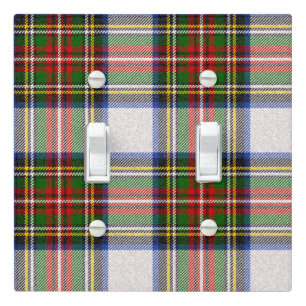 Stewart Royal Dress Plaid Scottish Pattern Light Switch Cover