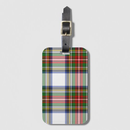 Stewart Royal Dress Plaid Scottish Pattern Luggage Tag