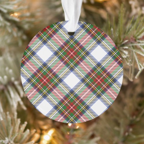 Stewart Royal Dress Plaid Scottish Pattern Ornament