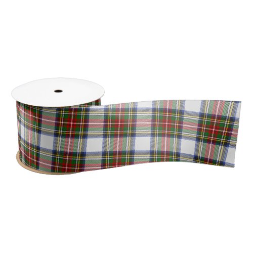 Stewart Royal Dress Plaid Scottish Pattern Satin Ribbon