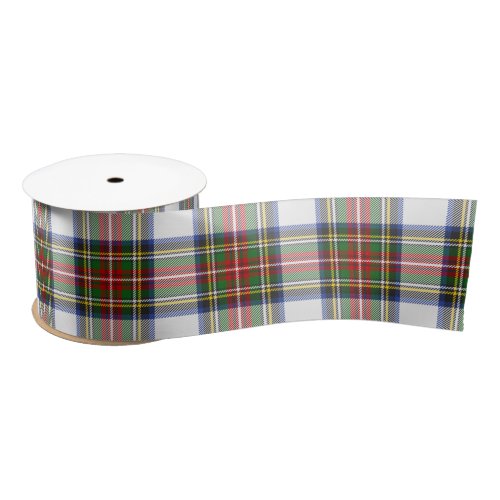 Stewart Royal Dress Plaid Scottish Pattern Satin Ribbon