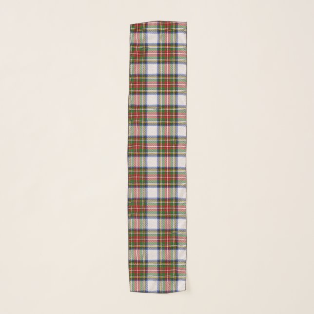 Stewart Royal Dress Plaid Scottish Pattern Scarf (Front)