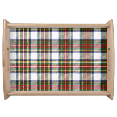 Stewart Royal Dress Plaid Scottish Pattern Serving Tray