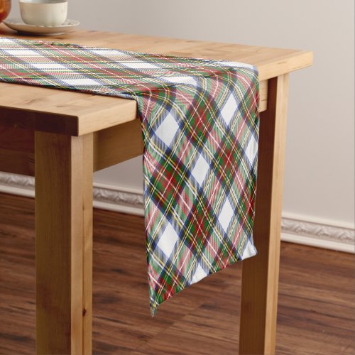 Stewart Royal Dress Plaid Scottish Pattern Short Table Runner