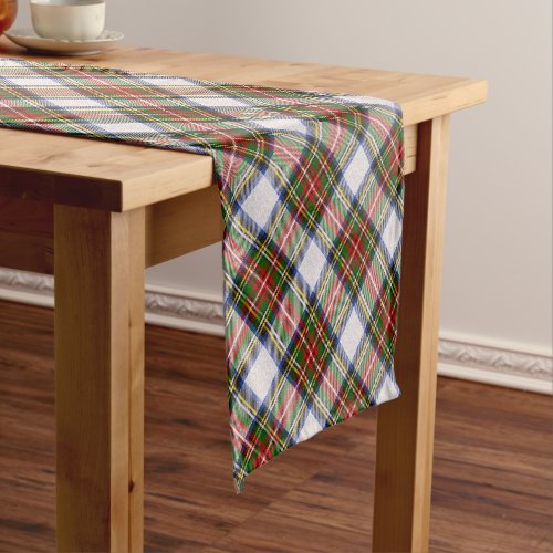 Stewart Royal Dress Plaid Scottish Pattern Short Table Runner