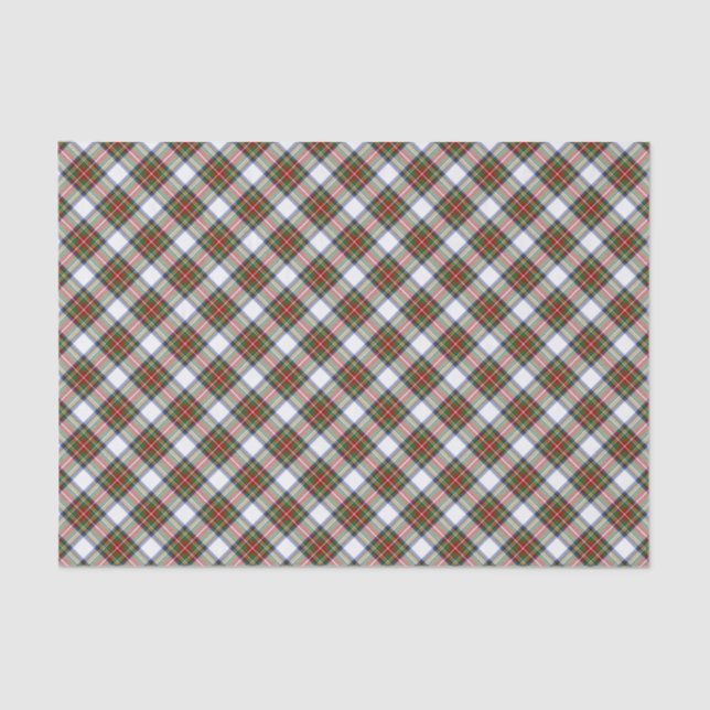 Stewart Royal Dress Plaid Scottish Pattern Tissue Paper (Front)