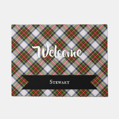 Stewart Royal Dress Scottish Tartan Plaid Pattern Doormat