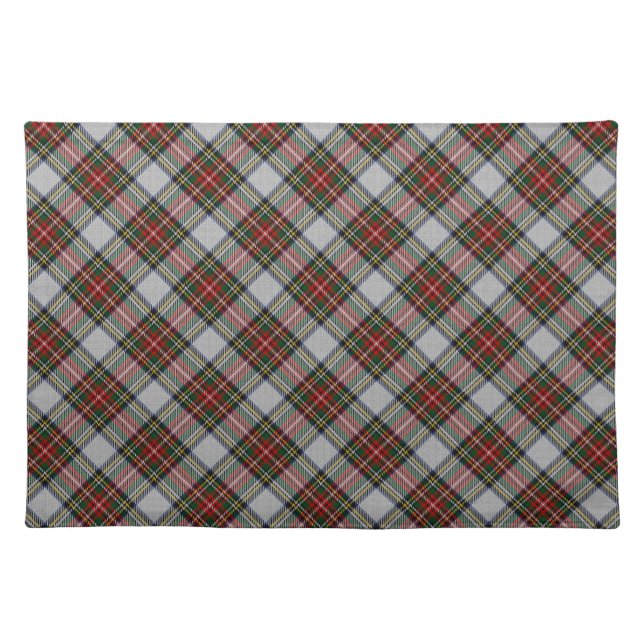 Stewart Royal Dress Tartan Cloth Placemat (Front)