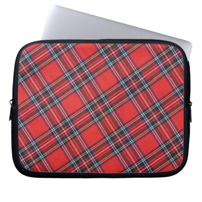 Stewart Royal Modern Tartan Laptop Sleeve (Front)