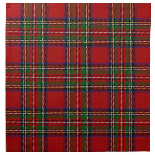 Stewart Royal Tartan Cloth Napkin (Front)